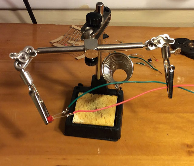 Don&rsquo;t solder the infrared LED directly on the board.